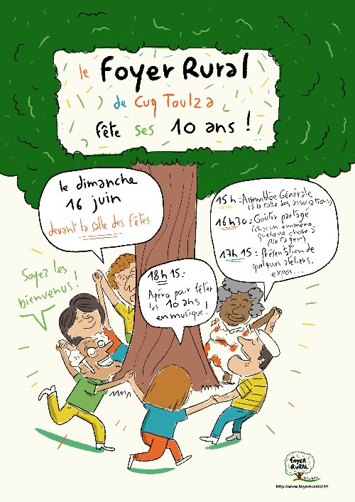 Fête 16 juin: les 10 ans du foyer!