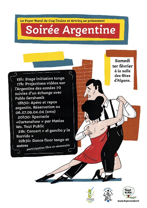 Après-midi et Soirée Argentine le 1er février Après-midi et Soirée Argentine le 1er février