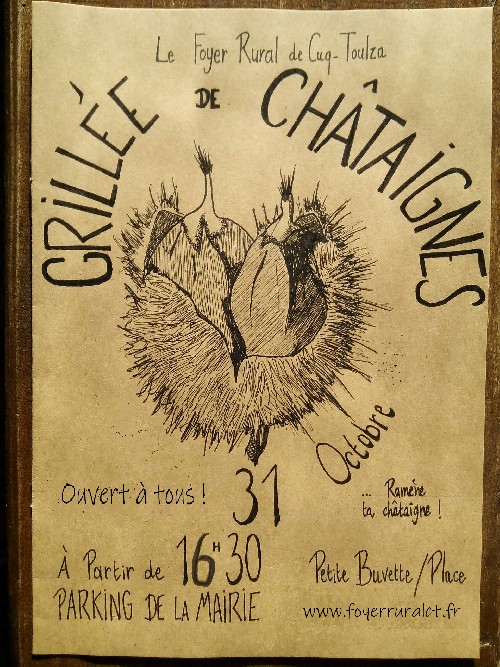 Grillée de châtaignes 31 octobre 16h30