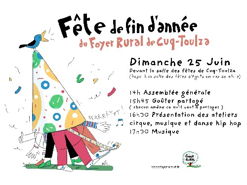 Fête Fin d'année du foyer rural le 25 juin