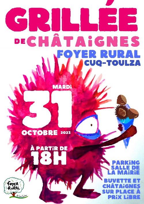 Grillée de châtaignes 31 octobre 18h00